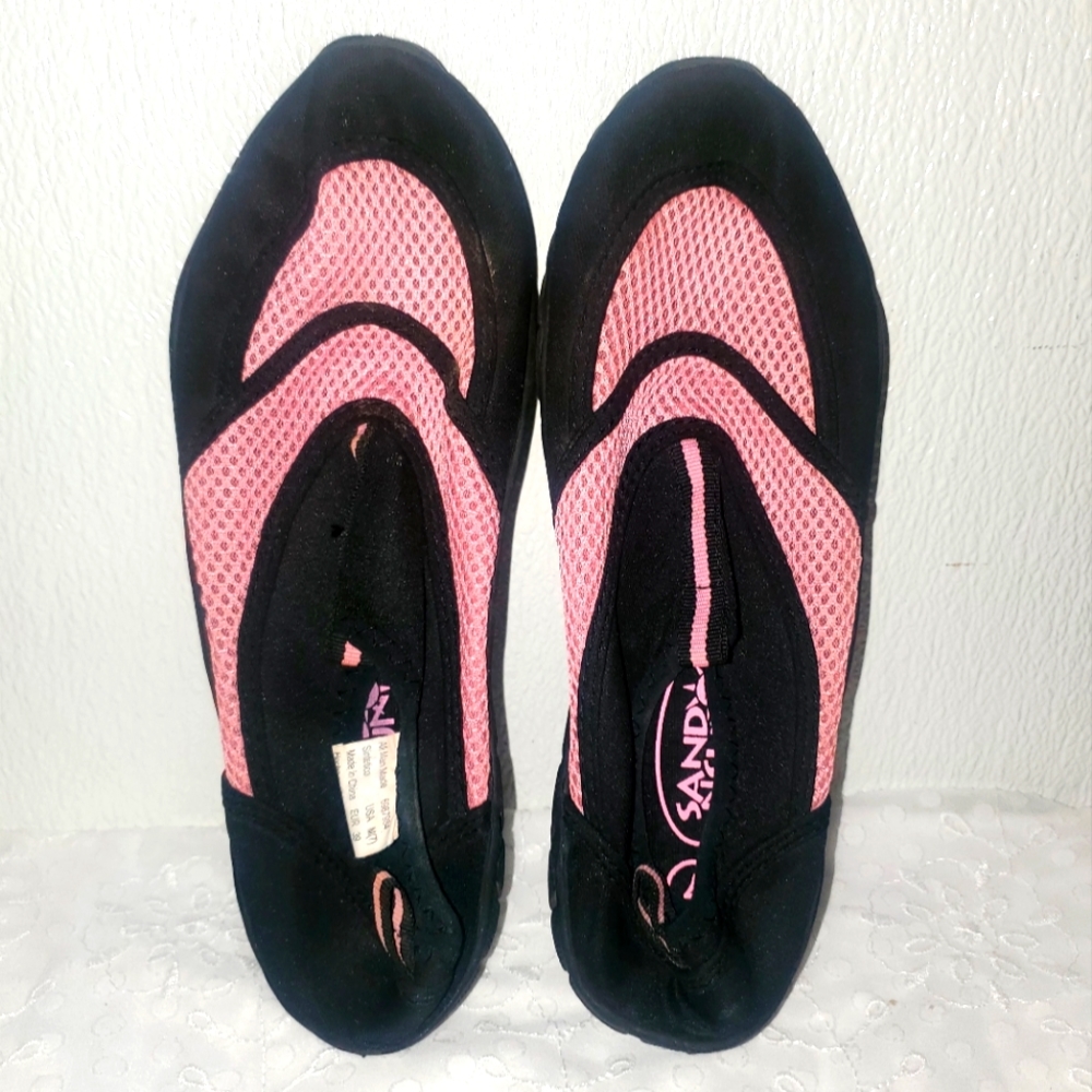 Water Shoes in Black & Pink